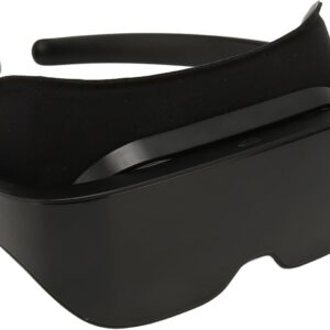 Smart Glasses VR-Headset, 4K HD 3D IMAX Gaint Screen Myopiefreundliche VR-Brille mit Verstellbarem Nasenpolster für Spielvideos und 3D-Filme