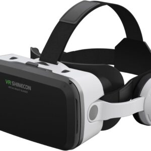 Virtual Reality VR-Headset fĂźr iPhone 16, 15, 14, 13 Pro Max Plus, Galaxy S24, S23, S22, VR-Brille mit Fernbedienung, VR-Set fĂźr Erwachsene, Kinder, Filme, Videospiele (fĂźr iPhone)