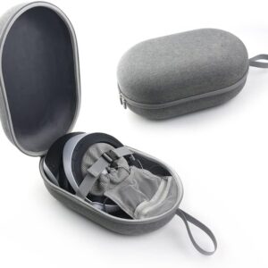 Palumma VR-Tragetasche, harte Reisehülle für PS5 VR2 Gaming-Brille, Schutzhülle mit Zubehörfach/Bandage/Objektivdeckel (grau)