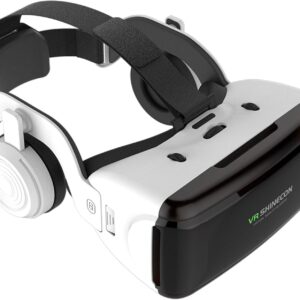 VR Headset, 3D VR -Brille,Einstellbare Virtual -Reality -HD -Objektive Brillen 3D für Handy – VR-Brille Anti-Blau-Licht für immersive Erfahrung