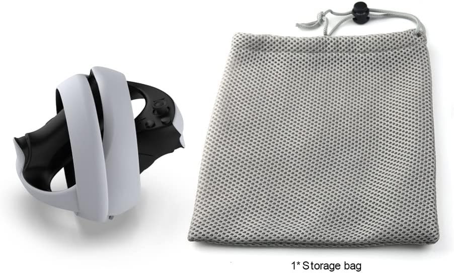 Palumma VR-Tragetasche, harte Reisehülle für PS5 VR2 Gaming-Brille, Schutzhülle mit Zubehörfach/Bandage/Objektivdeckel (grau) – Bild 3