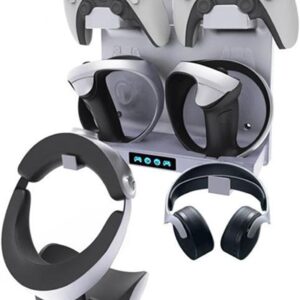 Controller Ladestation Wandhalterung für VR 2 Controller Halter Wandbehang Vertikaler Ladeständer Dock Controller Kopfhörerhalter Aufbewahrung Ständer Haken