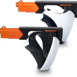 LICHIFIT Magnetische VR Gun Pistole Modell Controller Halter für PSVR2 Griff Schnellspanner Schießen Halterung Ständer für PlayStation VR2 Schießen Spiel Zubehör