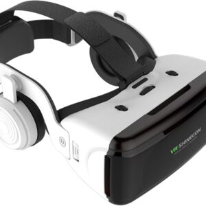 VR Headset, 3D VR -Brille – Einstellbare Virtual -Reality -HD -Objektive Brillen 3D für Handy,VR-Brille Anti-Blau-Licht für Kinder und Erwachsene