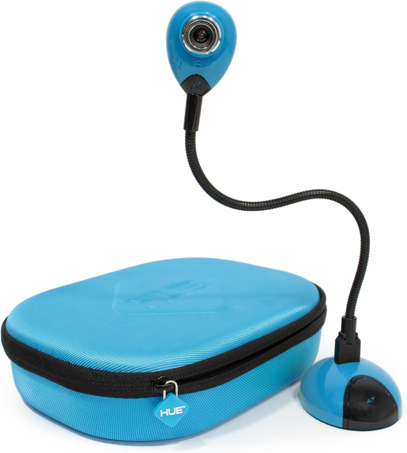 HUE HD Mobile USB Kamera und Visualizer (Kamera in Blau mit Tragetasche)