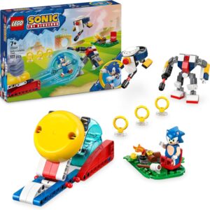 LEGO Sonic The Hedgehog Sonics Showdown am Lagerfeuer, Gaming Spielzeug für Kinder und Videospielfans, Bauset für Jungen und Mädchen ab 7 Jahren, Abenteuer Spielset, Sammlerstück 77001
