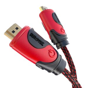 Duronic HDC03 HDMI-Kabel 5m | 24k Goldkontakte | High-Speed HDMI V2.0 für Ultra-HD 2160p 4K Auflösung, 3D und Ethernet | Für PS5 und VR