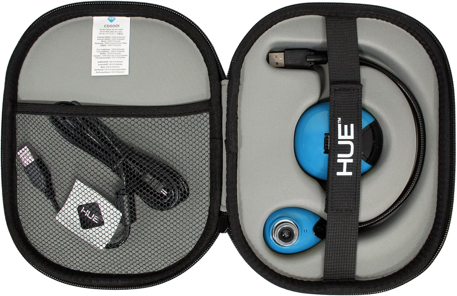 HUE HD Mobile USB Kamera und Visualizer (Kamera in Blau mit Tragetasche) – Bild 2