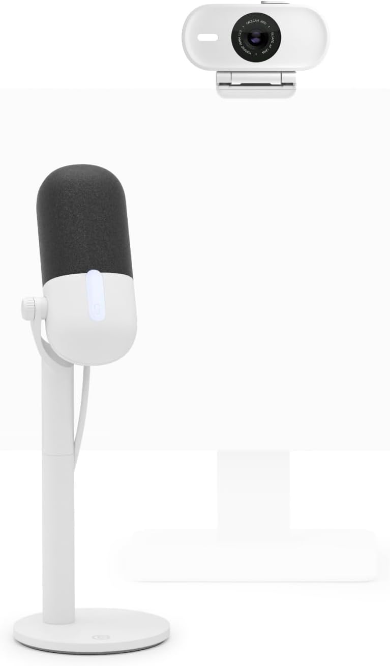 Elgato Neo Audio & Video Bundle - Wave Neo USB Mic (Tap to Mute) & Facecam Neo Full HD Webcam - Ideal for Gaming, Streaming, Video Calls, Teams/Zoom/OBS/Twitch/YouTube - Plug & Play on PC/Mac/USB-C