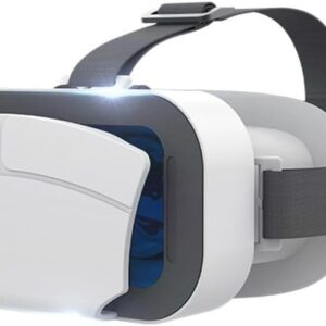 Immersive Virtual Reality Glasses, 3D Movie All-in-One Game Console, VR Glasses, Pupil Distance and Focal Length Adjustments, VR Headset