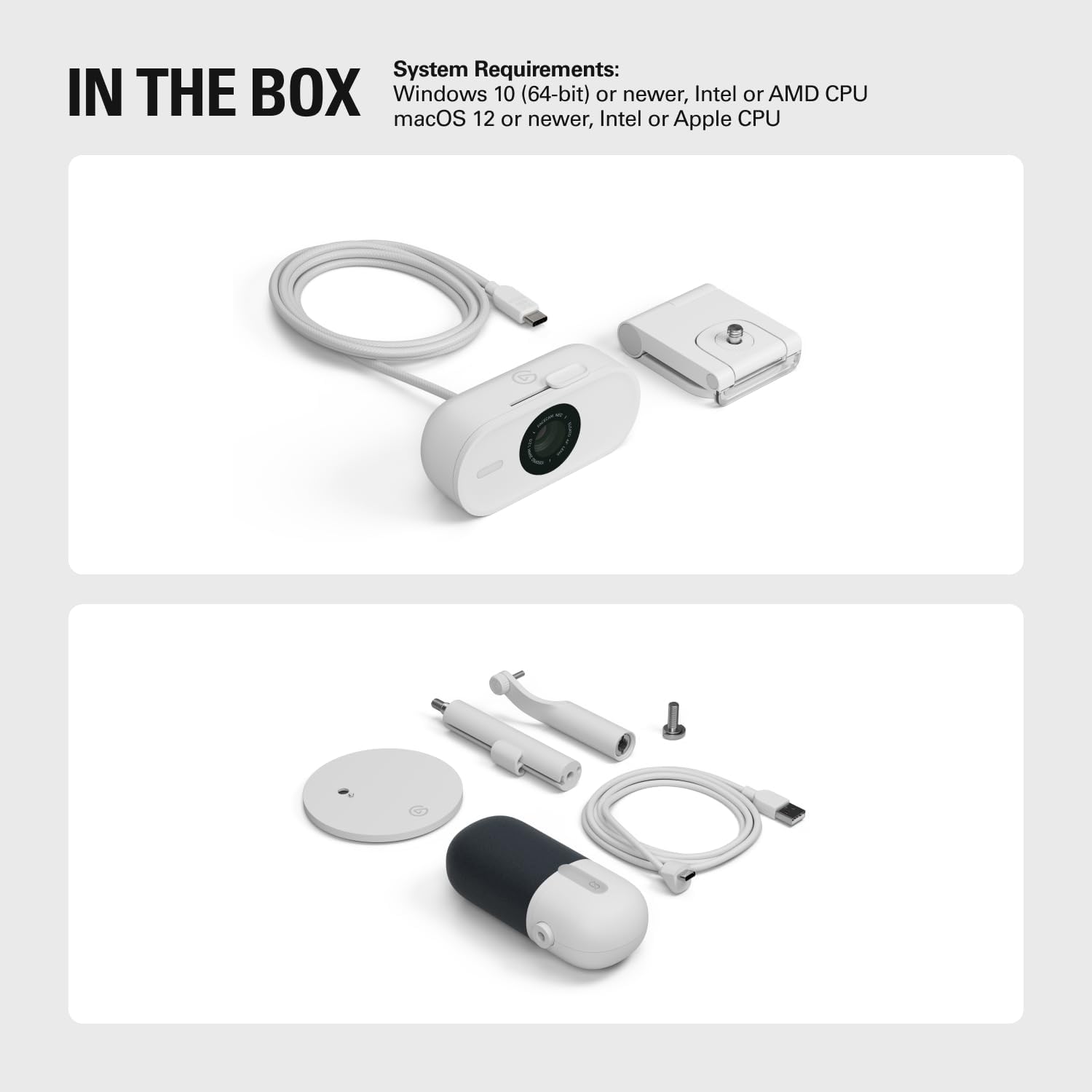 Elgato Neo Audio & Video Bundle - Wave Neo USB Mic (Tap to Mute) & Facecam Neo Full HD Webcam - Ideal for Gaming, Streaming, Video Calls, Teams/Zoom/OBS/Twitch/YouTube - Plug & Play on PC/Mac/USB-C – Bild 8