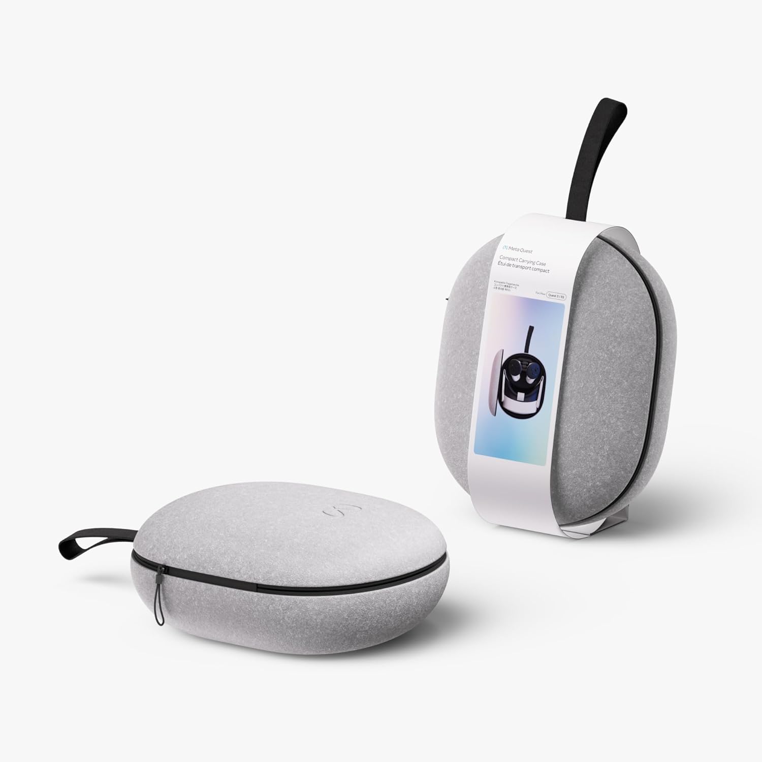 Kompakte Tragetasche für Meta Quest – mit Meta Quest 3/3S kompatibel – überarbeitetes kompaktes Design – bietet Platz für eine Quest 3/3S, Touch Plus-Controller, Activity-Schlaufen, Ladekabel – Bild 6