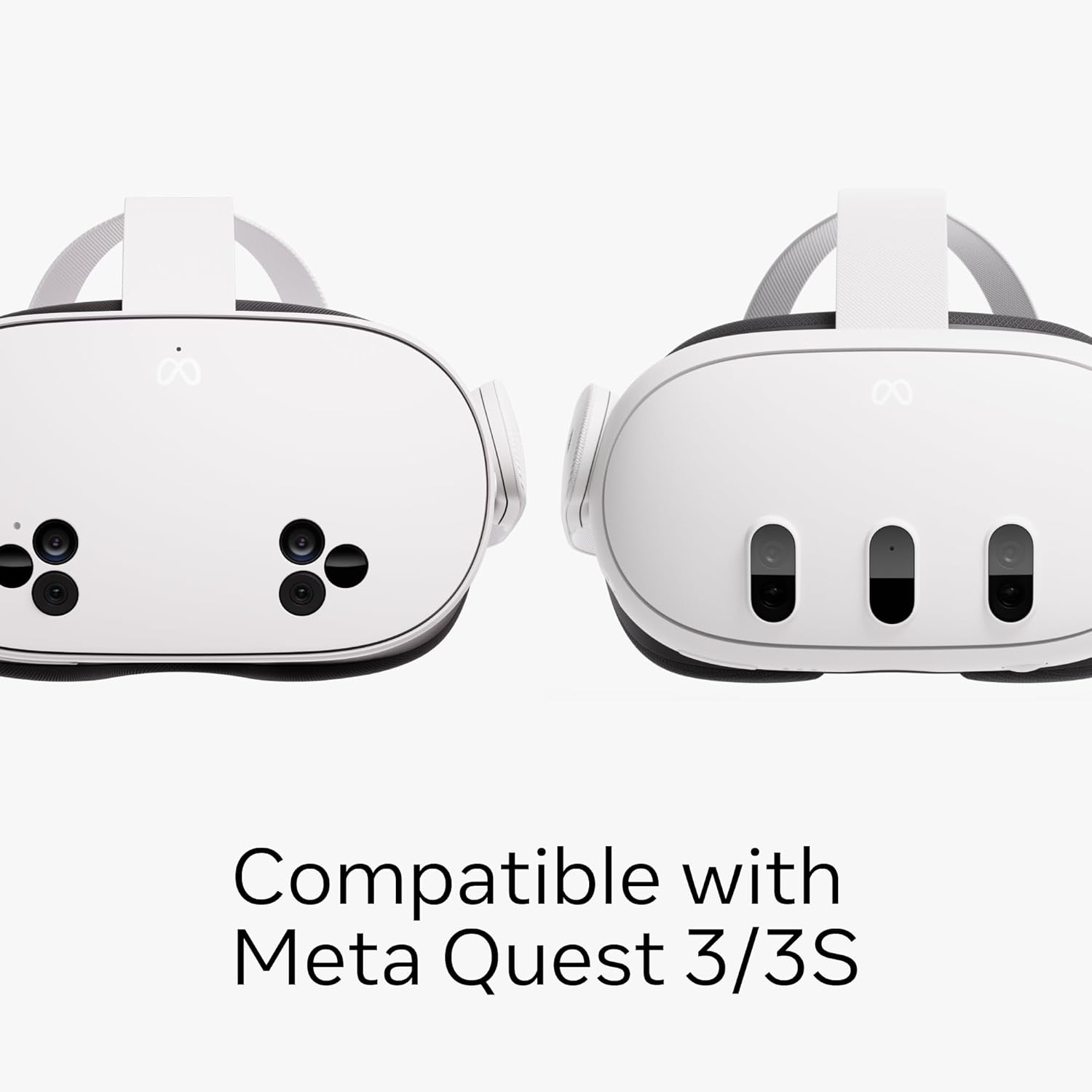Kompakte Tragetasche für Meta Quest – mit Meta Quest 3/3S kompatibel – überarbeitetes kompaktes Design – bietet Platz für eine Quest 3/3S, Touch Plus-Controller, Activity-Schlaufen, Ladekabel – Bild 5