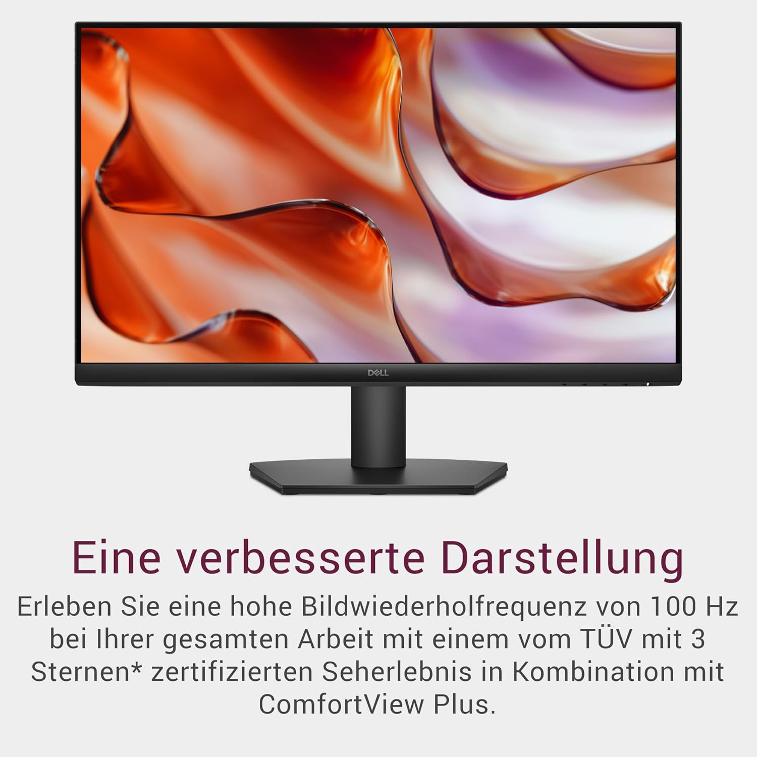 Dell 24 Monitor - SE2425HM, Full HD (1920 x 1080), 100Hz, IPS, 5ms, VESA (100 x 100 mm), HDMI, VGA, Black – Bild 2
