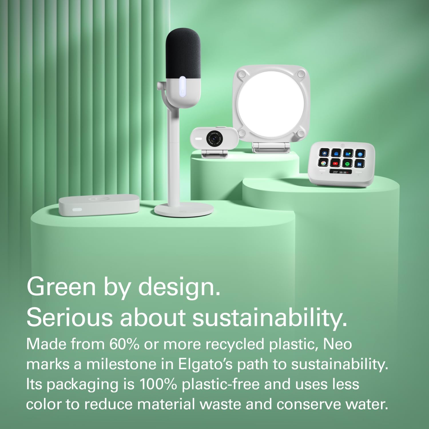 Elgato Neo Audio & Video Bundle - Wave Neo USB Mic (Tap to Mute) & Facecam Neo Full HD Webcam - Ideal for Gaming, Streaming, Video Calls, Teams/Zoom/OBS/Twitch/YouTube - Plug & Play on PC/Mac/USB-C – Bild 7