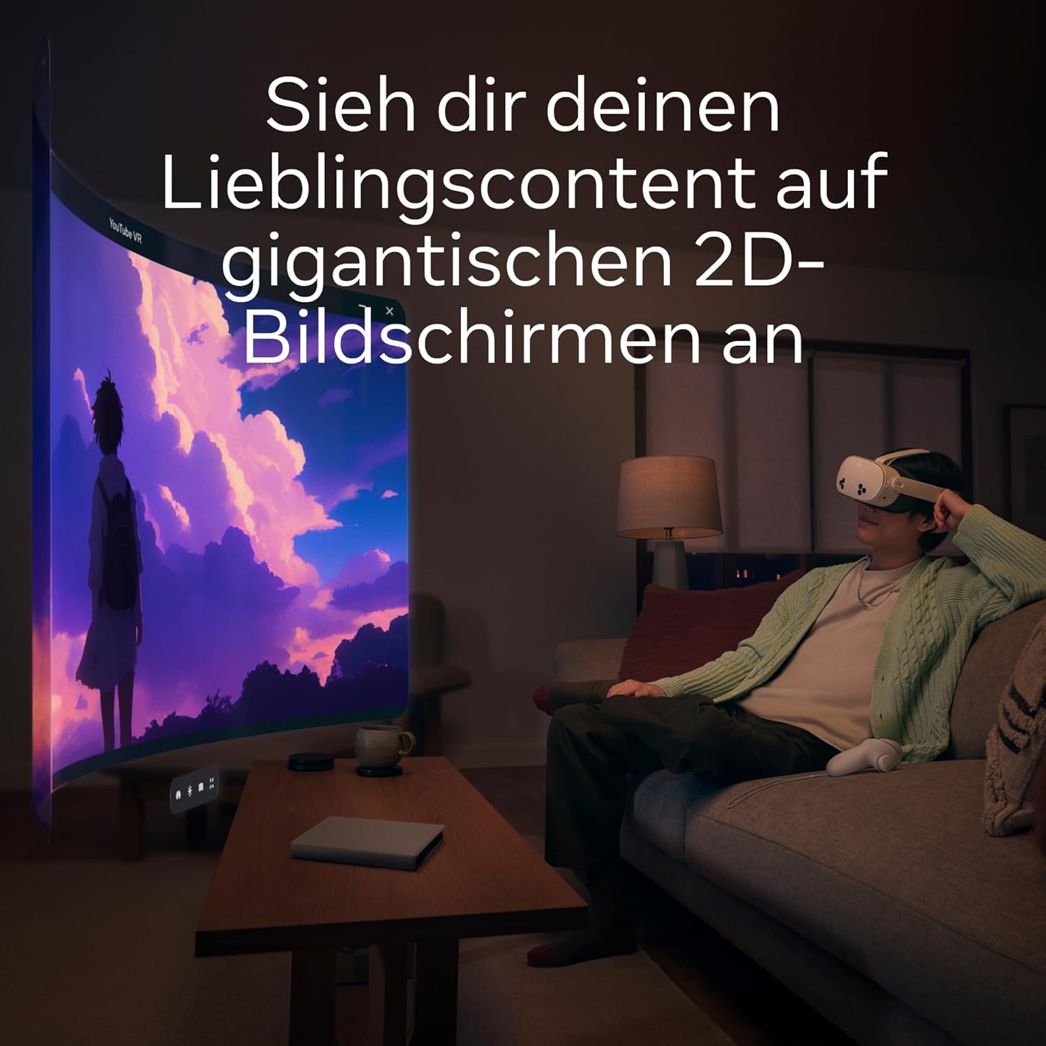 Meta Quest 3S 256 GB – Mixed Reality – Doppelter Speicherplatz, doppelter Spaß – All-in-One-Headset – Inklusive 3-monatigem Meta Horizon+ Probeabo – Bild 3