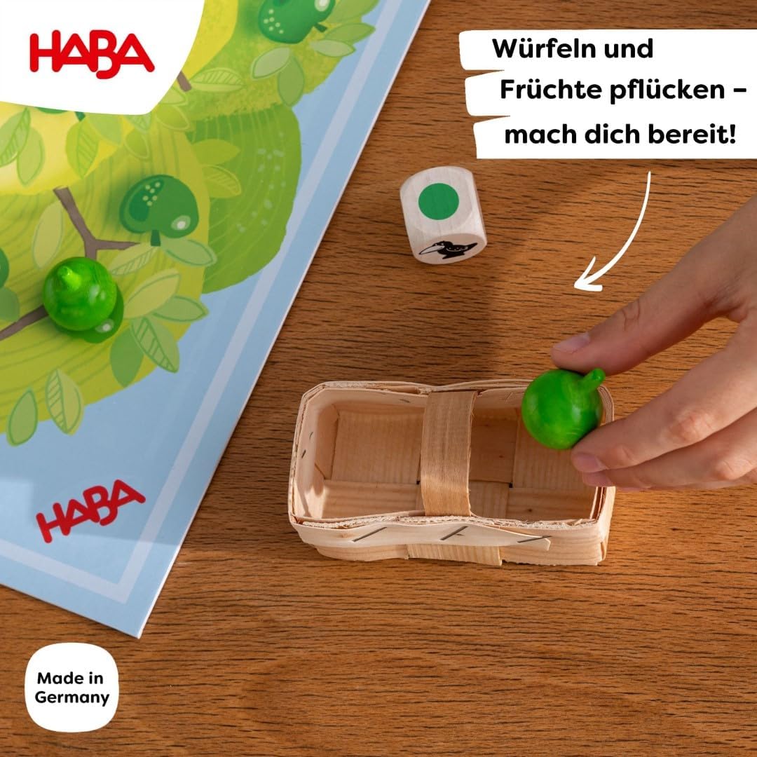Haba 4170 Fruit Garden Exciting Dice Game with 40 Wooden Fruits and Easy to Understand Rules Popular Board Game from 3 Years – Bild 4