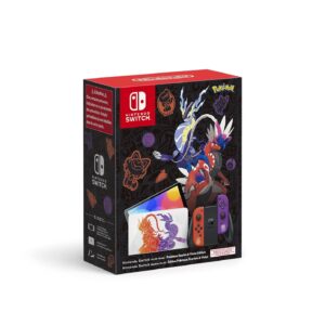 Nintendo Switch-Konsole (OLED-Modell) Pokémon Karmesin & Purpur-Edition [KEIN Spiel enthalten]