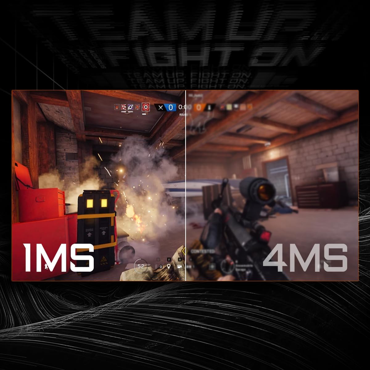 Gaming PC & Gaming Monitors - GIGABYTE GS27QCA 27" QHD Curved Gaming Monitor - 2560 x 1440, 180Hz, 1ms, 250cd/m², FreeSync, HDR Ready, HDMI 2.0, DisplayPort 1.4 – Bild 9