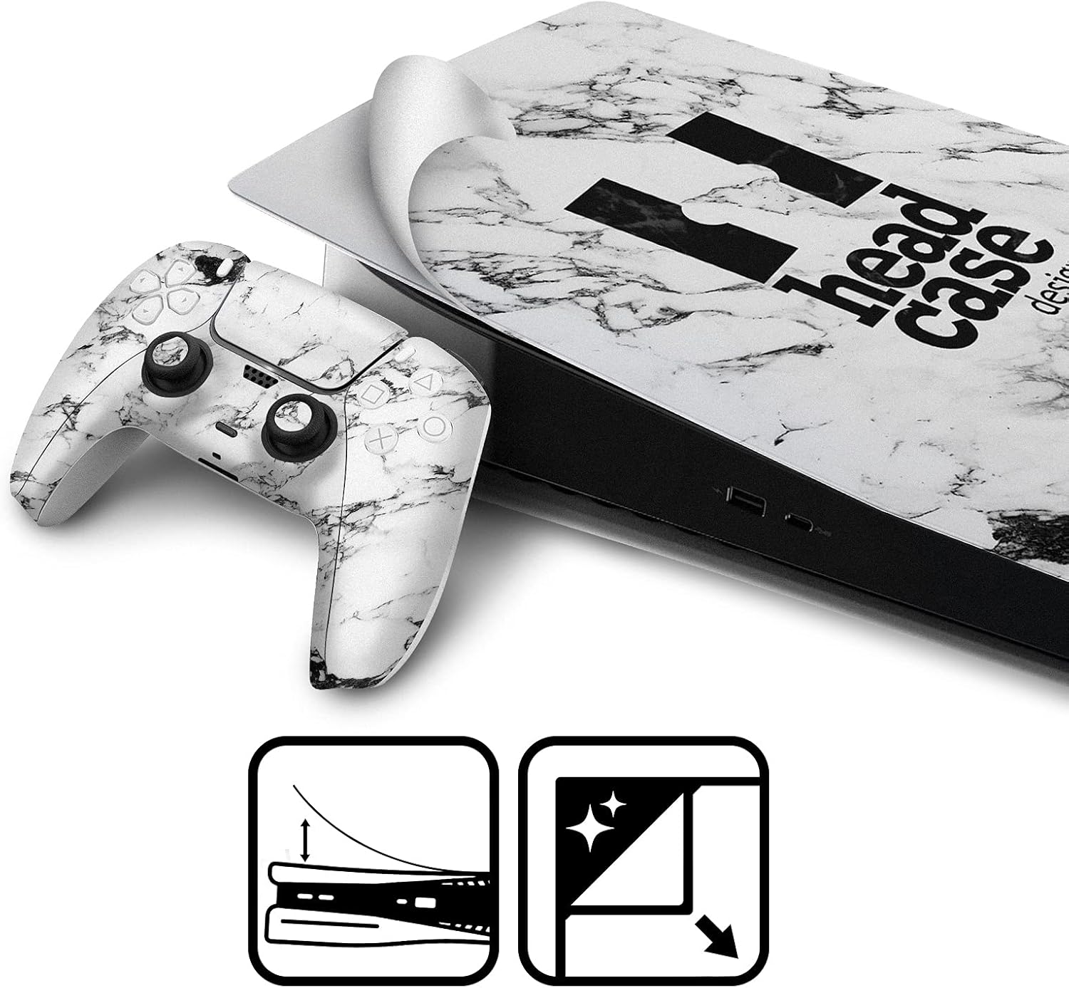 Gaming Consoles & Controllers - Head Case Designs Official Batman Arkham Origins Joker Key Art Vinyl Skin Gaming Sticker Decal Cover Compatible with Sony Playstation 5 PS5 Slim/Pro Digital Edition Console – Bild 4