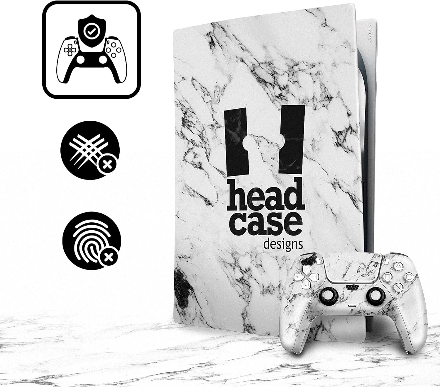 Gaming Consoles & Controllers - Head Case Designs Official Batman Arkham Origins Joker Key Art Vinyl Skin Gaming Sticker Decal Cover Compatible with Sony Playstation 5 PS5 Slim/Pro Digital Edition Console – Bild 6