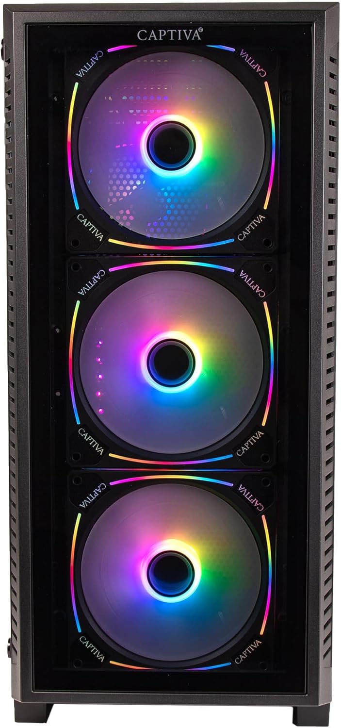 Gaming PC & Laptops - Captiva PC Highend Gaming R90-434 | AMD Ryzen 5 9600X | 32GB DDR5 RAM | NVIDIA GeForce RTX 5070 12GB | 1TB SSD | Windows 11 Home – Bild 2