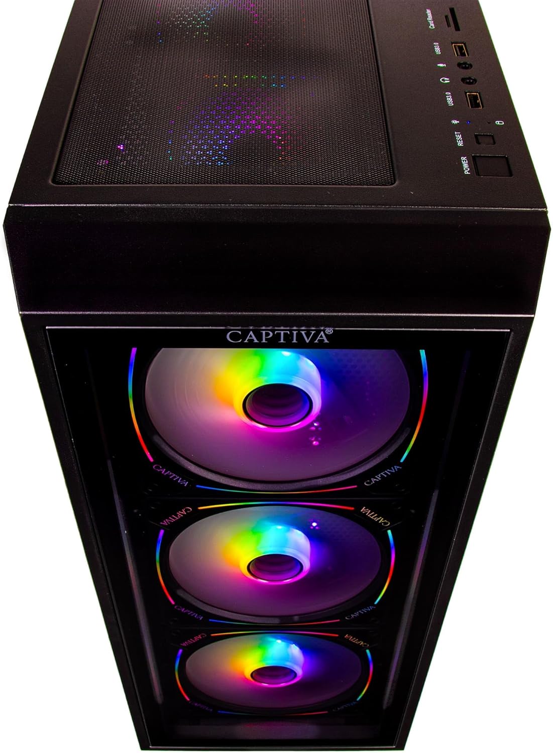 Gaming PC & Laptops - Captiva PC Highend Gaming R90-434 | AMD Ryzen 5 9600X | 32GB DDR5 RAM | NVIDIA GeForce RTX 5070 12GB | 1TB SSD | Windows 11 Home – Bild 3