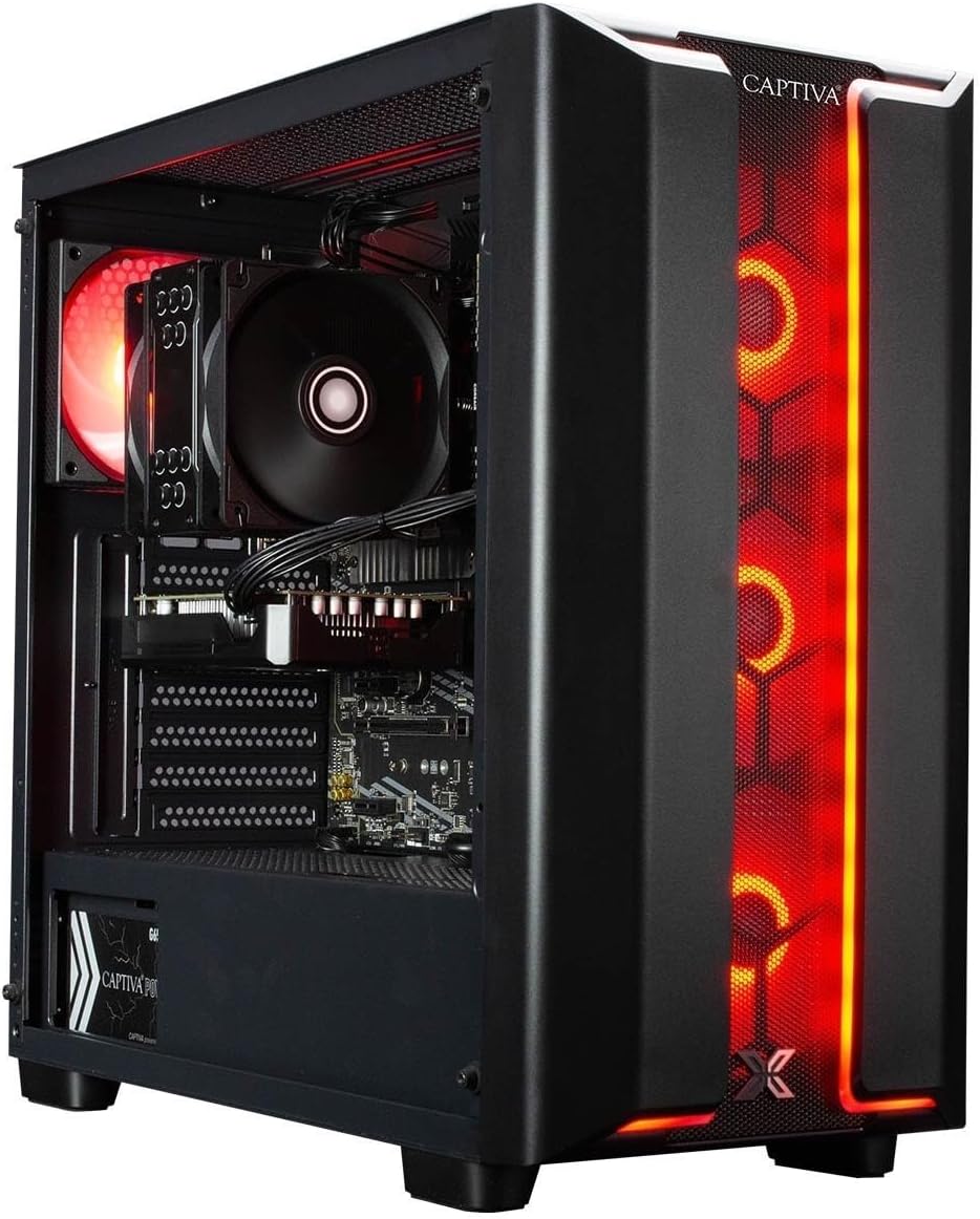Gaming PC & Laptops - Captiva PC Highend Gaming I95-717 | Intel Core i9 14900KF | 64GB DDR4 RAM | NVIDIA GeForce RTX 5080 16GB | 2TB SSD | without OS – Bild 3