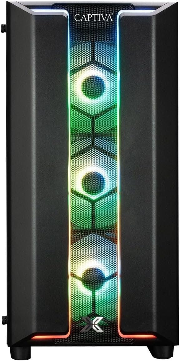 Gaming PC & Laptops - Captiva PC Highend Gaming I95-717 | Intel Core i9 14900KF | 64GB DDR4 RAM | NVIDIA GeForce RTX 5080 16GB | 2TB SSD | without OS – Bild 5