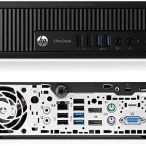 Gaming PC & Laptops – HP i5 EliteDesk 25 cm Silent Mini PC Business Office Multimedia Computer | Intel®Core® i5 4430S 4×3.20GHz | 16GB RAM | 512GB SSD | USB3 | Windows 11 Prof. 64-Bit | #7276