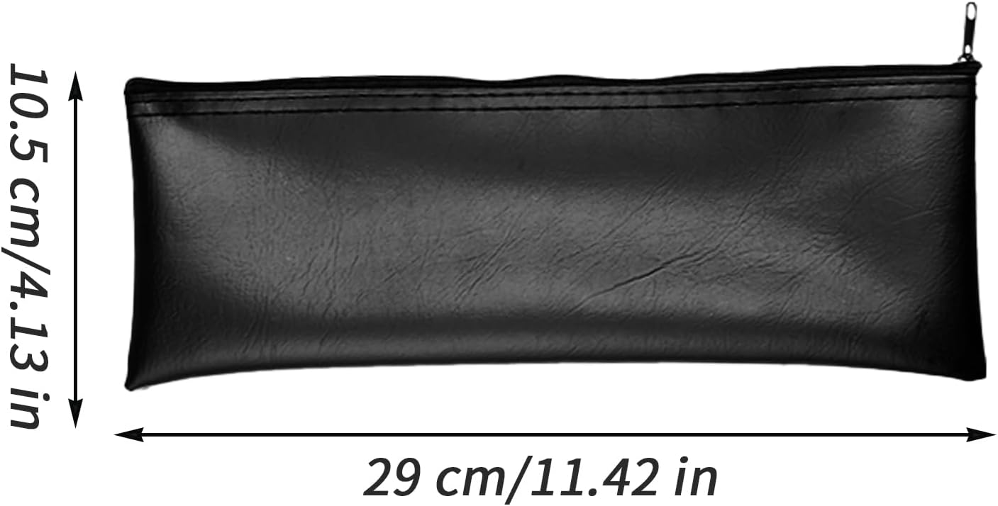 Streaming-Equipment - Microphone Bag, 4X Microphone Storage Bags Set, Dustproof Shockproof PU Leather Drawstring and Zipper Cover for Karaoke Recording Streaming Live Performance DJ Party Events Equipment Protection – Bild 5