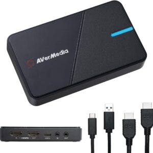 Streaming-Equipment – AVerMedia HDMI Capture Card – Gaming, Video Streaming, 4K Capture Card for PS5, Xbox Series X/S, Xbox One, PS4, Nintendo Switch, Windows, Mac, HDR & VRR Support – GC551G2 Live Gamer Extreme 3