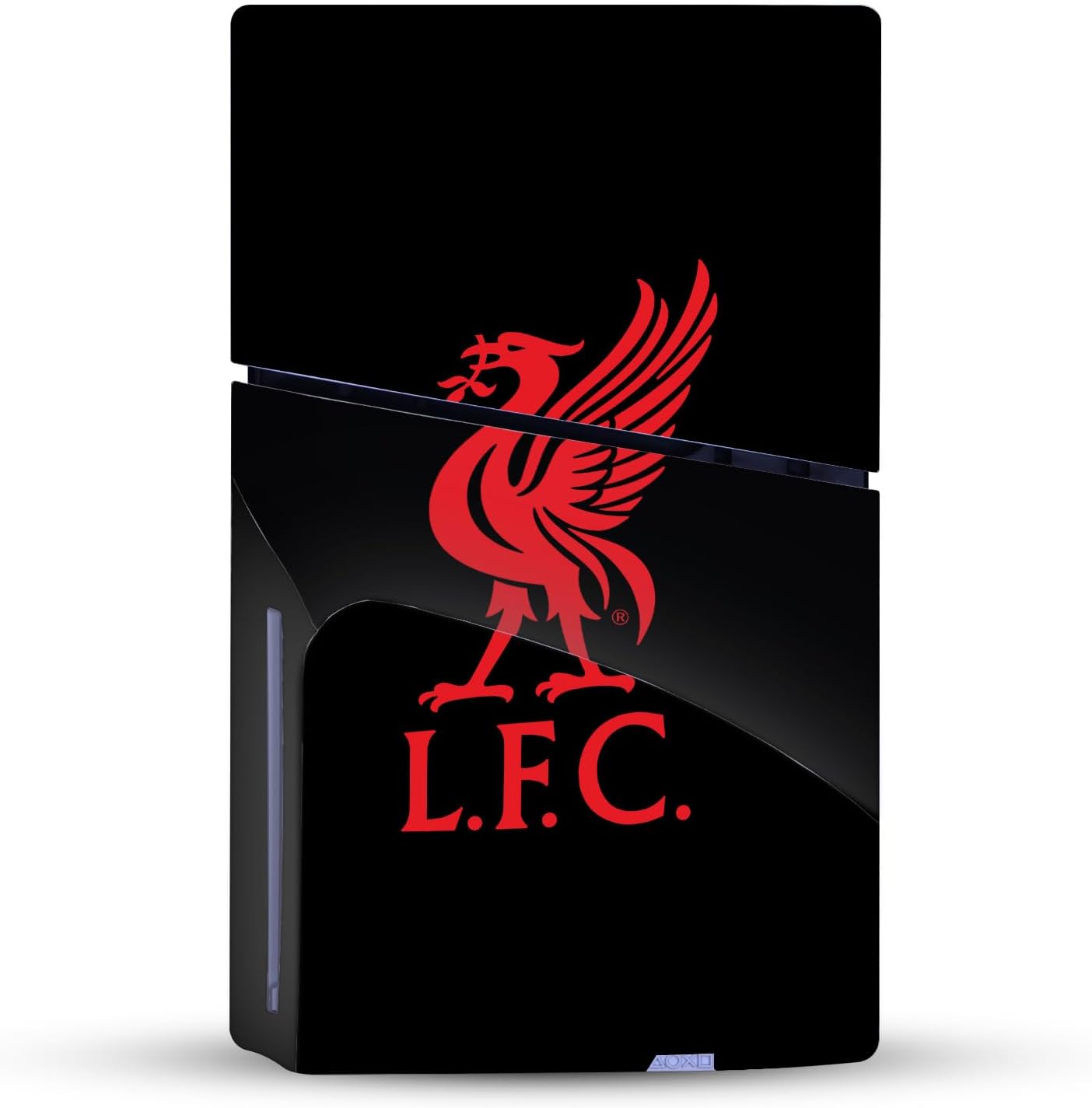 Gaming Consoles & Controllers - Head Case Designs Official Liverpool Football Club Liver Bird Red On Black Art Vinyl Skin Gaming Sticker Decal Compatible with Sony PS5 Slim/Pro Disc Edition Console & DualSense Controller – Bild 3