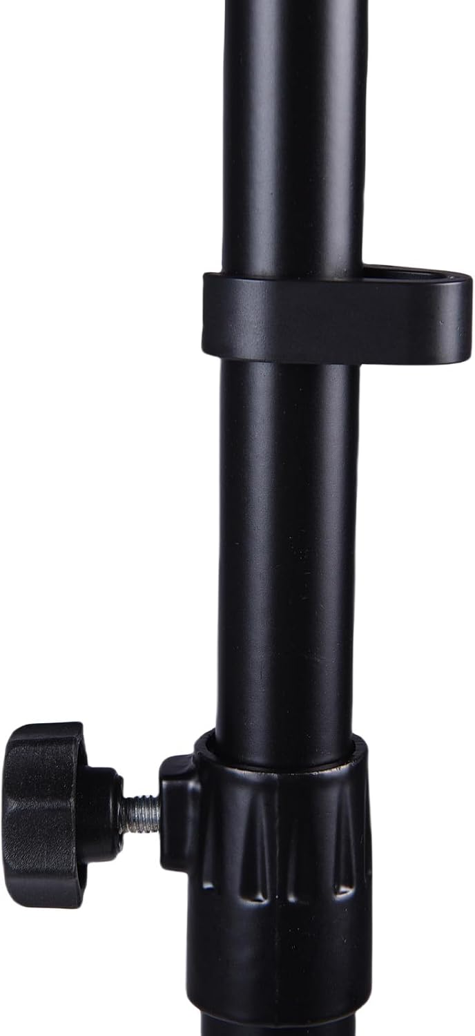 Streaming-Equipment - Adjustable Microphone Stand for Podcasting and Live Performances, Sturdy Microphone Boom with Dual Device Mount for Streamers and Speakers, Iron Plastic, Black, 8 Piece Set – Bild 8