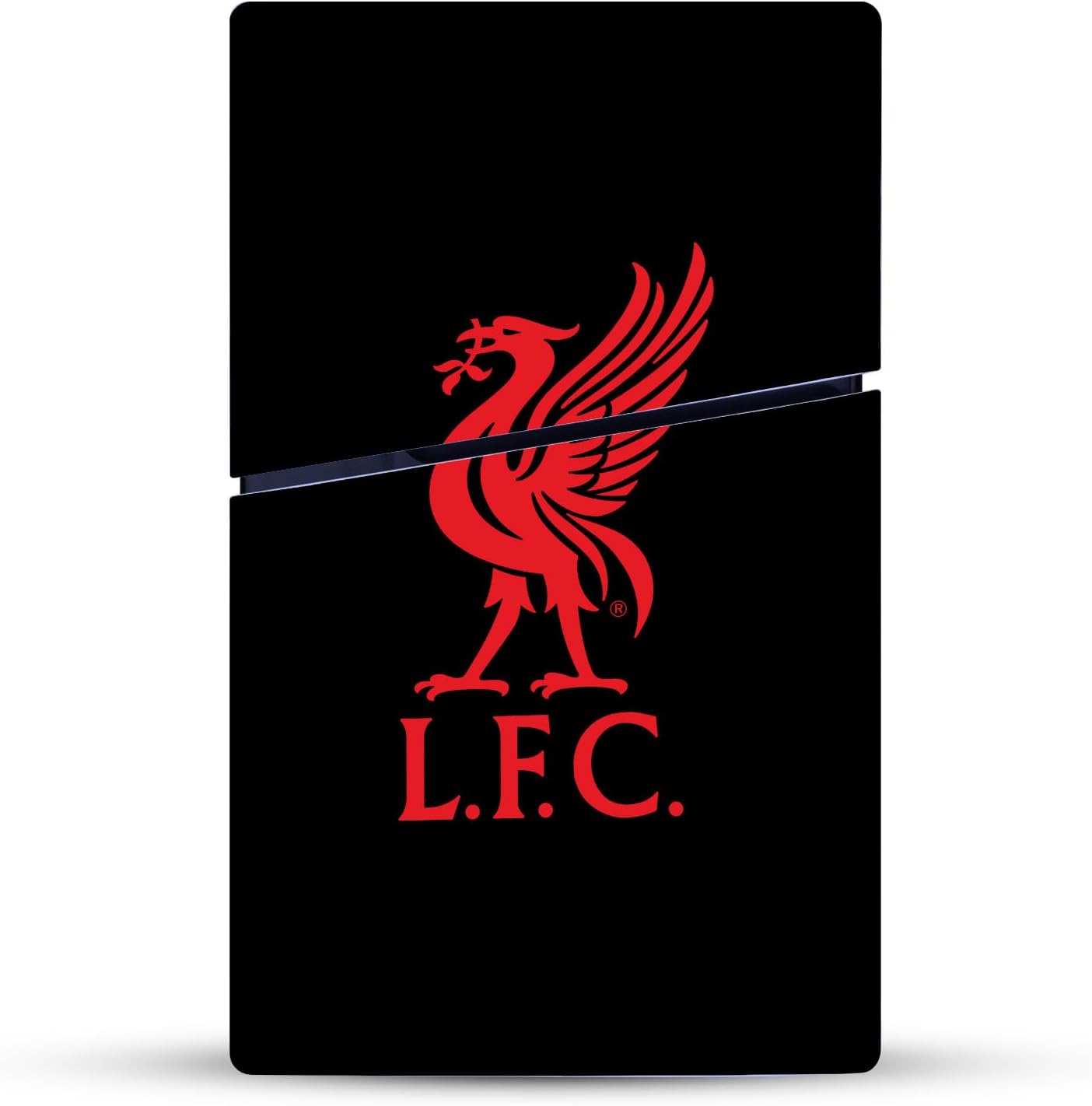 Gaming Consoles & Controllers - Head Case Designs Official Liverpool Football Club Liver Bird Red On Black Art Vinyl Skin Gaming Sticker Decal Compatible with Sony PS5 Slim/Pro Disc Edition Console & DualSense Controller – Bild 2
