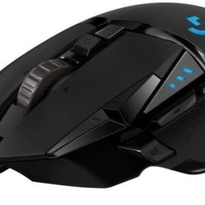 Gaming Tastatur & Maus – Logitech G502 HERO gaming mouse (with HERO sensor, RGB, 16,000 DPI, 11 programmable buttons, laptop and PC computer mouse, 5 customizable weights, balance tuning, EU packaging) black