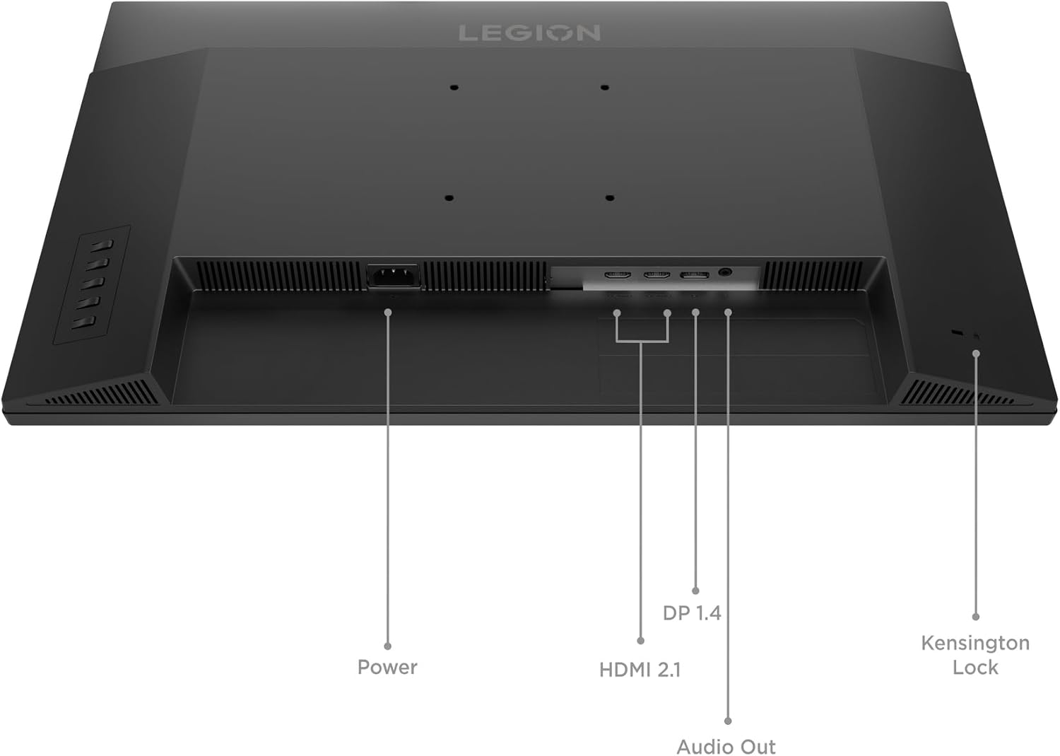 Gaming PC & Gaming Monitors - Lenovo Legion 27U-10 | 27 Inch UHD WLED Gaming Monitor | 3840 x 2160 | 16:9 | 320Hz | 0.5 ms Response Time | HDMI | DisplayPort | Audio 3.5 mm | 3-Sided Panel | TÜV Eye Protection | Black | 6.2 kg – Bild 11