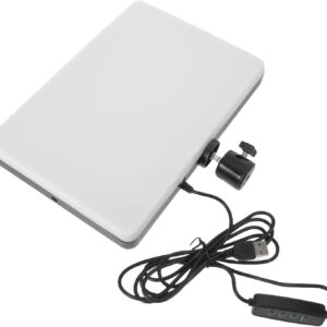 Streaming-Equipment – Lurrose LED Videoleuchte 11 Zoll mit Einstellbarer Farbtemperatur Energiesparendes Dauerlicht Tragbares Touchpanel für Streaming und Fotografie