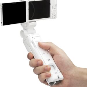 Streaming-Equipment – JJC Tripod with Bluetooth Remote Control for Sony A1 II a7 IV ZV-E10 ZV-1 ZV-1F a7R V IV III a1 a9 III a9II A7C II, A7C R, A7SIII a6600 a6400 RX100VII Camera – Replaces Sony GP-VPT2BT