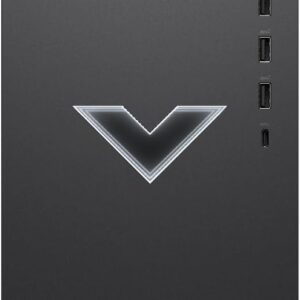 Gaming PC & Laptops – HP Victus 15L TG02-0004sl Desktop, AMD RYZEN 5 5600G, 16GB RAM DDR4, 512GB SSD, RTX 4060 8GB GDDR6, PSU 80 Plus Gold 350W, Windows 11, 3 Months PC Game Pass Included, Grey