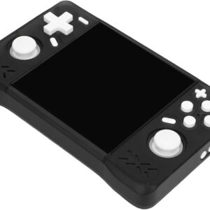 Gaming Consoles & Controllers – Vikye XF40H Handheld Game Console, 4 in Retro Games Console, Rechargeable Classic 4000 mAh Double Joysticks, Handheld Gaming Console (Transparent Black #16)