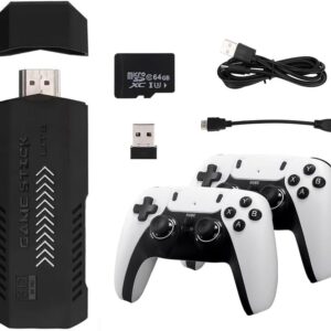 Gaming Consoles & Controllers – X2PRO Retro Game Stick, 4K HD Output & Wireless Controller Plug and Play Video Game Console with 128GB Over 40,000+ Classic Games