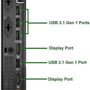 Gaming PC & Laptops – Lenovo ThinkCentre Intel i5 6500T Quad-Core 3.1 GHz Business Office Multimedia Computer 16 GB 512 GB SSD USB 3.0 WLAN Windows 11 Prof. 64-Bit #7987