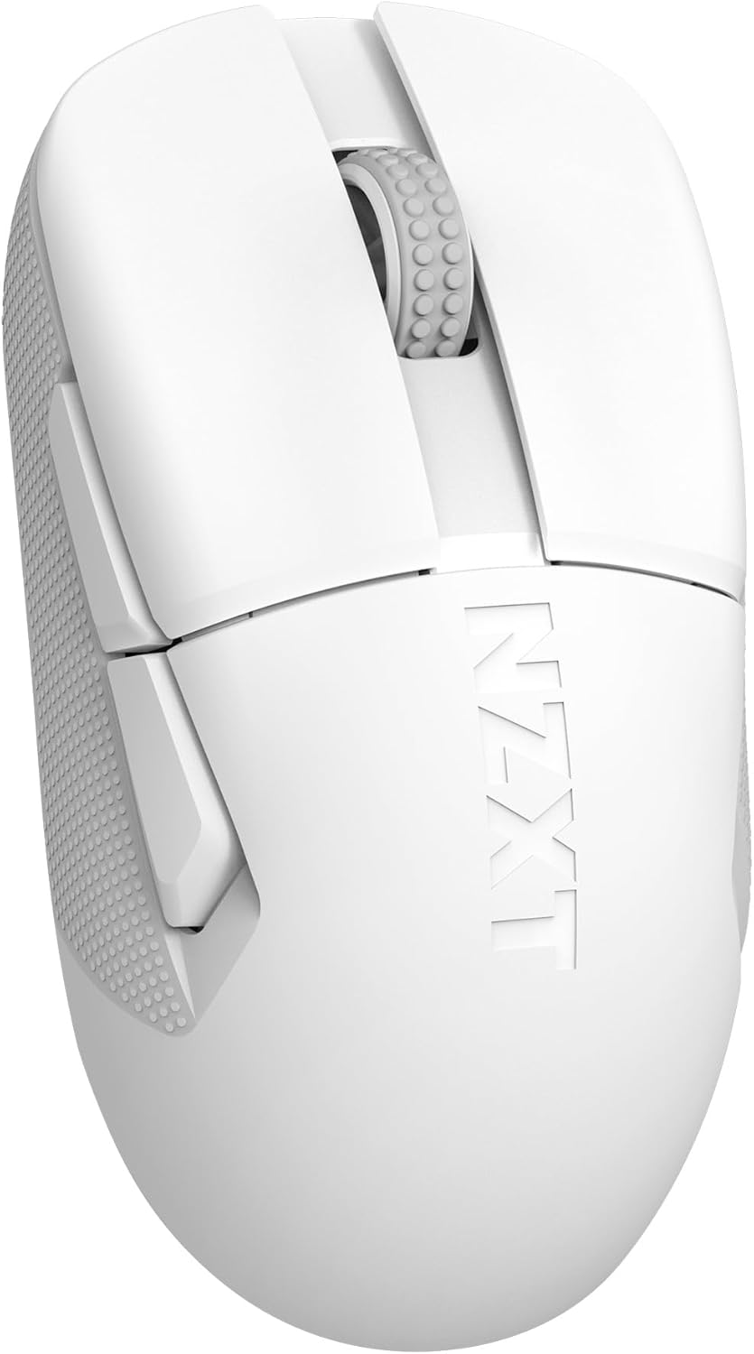 Gaming Tastatur & Maus - NZXT Lift Elite Wireless Gaming Mouse - Ultra Lightweight: 57g - 4K / 8K Polling Rate - Optical Switch, Optical Sensor with 26K DPI - Long Battery Life - Rubber Side Grips - White – Bild 4