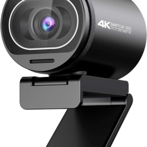 Webcam – EMEET Webcam 4K S600, 1080P Webcam for PC with Microphone, PDAF Auto Focus, Light Correction, 73° Field of View, Privacy Cover, Plug & Play, Web Cam with Microphone for Zoom, Mac, Laptop, Teams, Conference