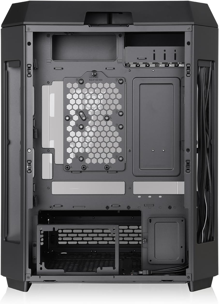 Gaming PC & Laptops - Thermaltake The Tower 600 Mid Tower Chassis, Hidden Connector, Black – Bild 6