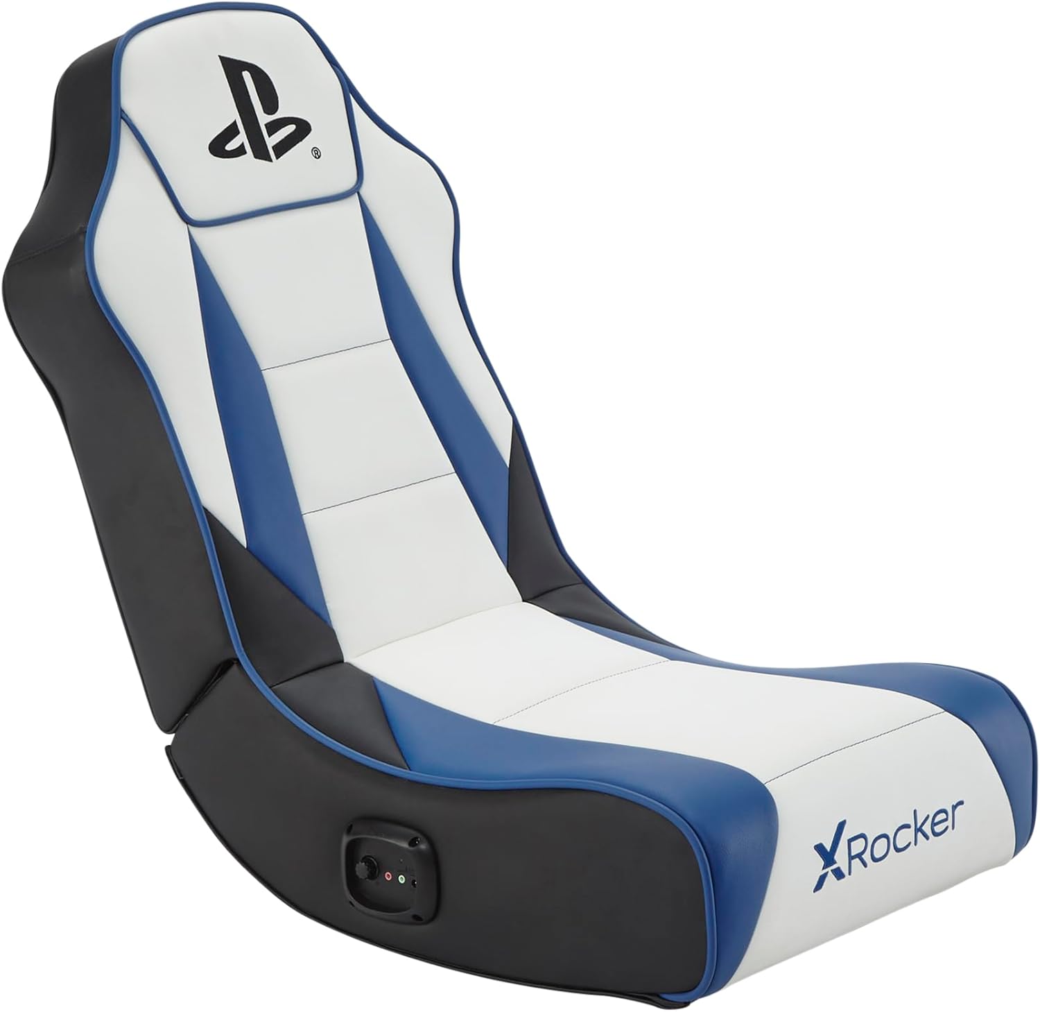 Gaming Chairs - X Rocker Sony PlayStation 5 Ghost 2.0 Floor Rocker Gaming Chair with 2.0 Audio System PS5 Children's Chair