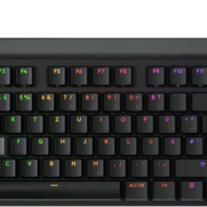 Gaming Tastatur & Maus – Logitech G G515 Rapid TKL Flat Wired Gaming Keyboard, Fully Customizable PC Gaming with Analog Flat Switches, Rapid Trigger, Ultra-Slim, for USB-A Port, DEU QWERTZ – Black