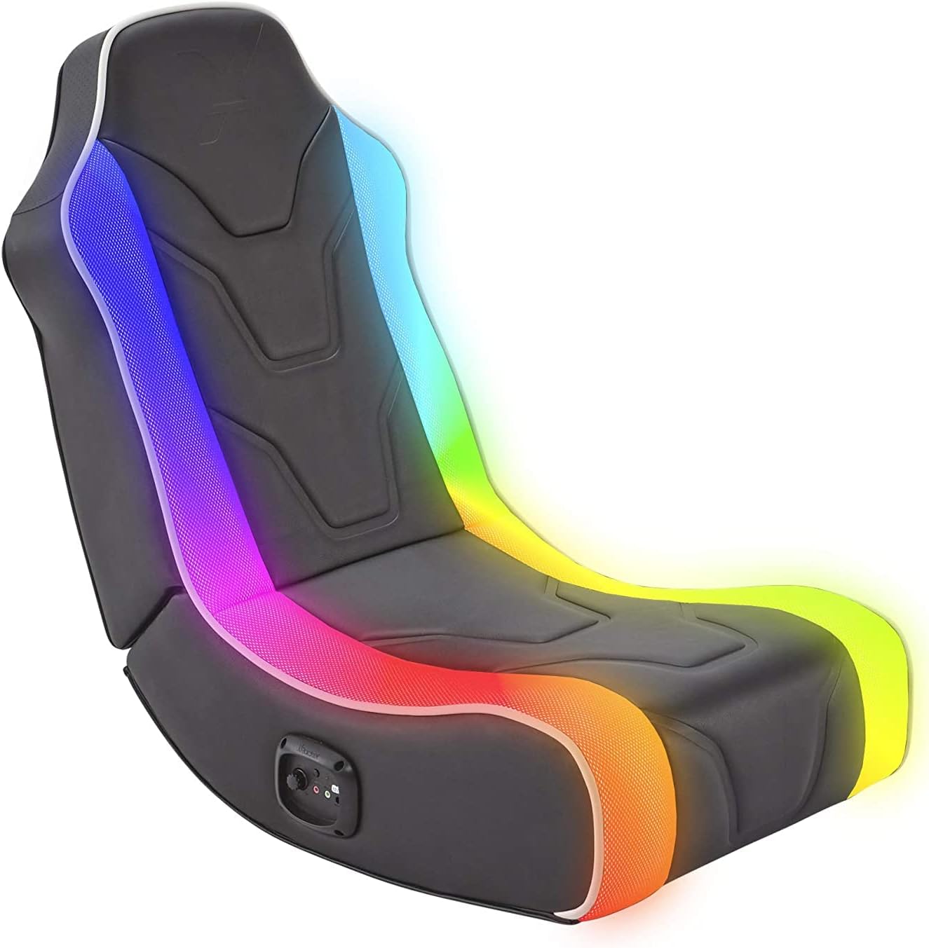 Gaming Chairs - X Rocker Chimera RGB 2.0 Floor Rocker Gaming Chair Entertainment Gamer Chair with 2.0 Sound System & Neo Motion RGB Lighting for Children and Teenagers