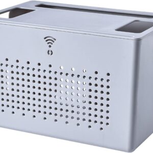 Streaming-Equipment – Wifi Router Stand, Cable Box, Multi-Function Wifi Router Storage Boxes Shelf, 3 Layers, Set-Top Box, Streaming Media Equipment Case, Wifi Router Storage Box Shelf, White Accessories Storage, Cable